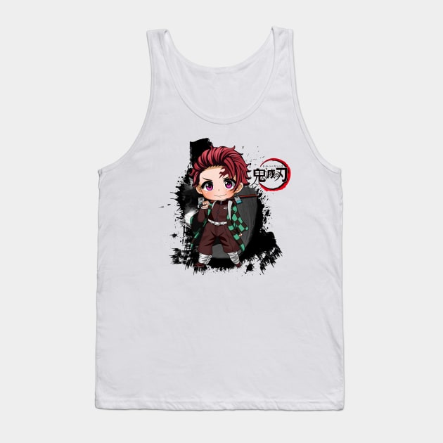 Tanjiro Kamado Tank Top by artmedia8